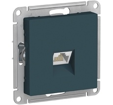 Розетка встраиваемая Ethernet RJ-45 (изумрудный) Systeme Electric ATN000883