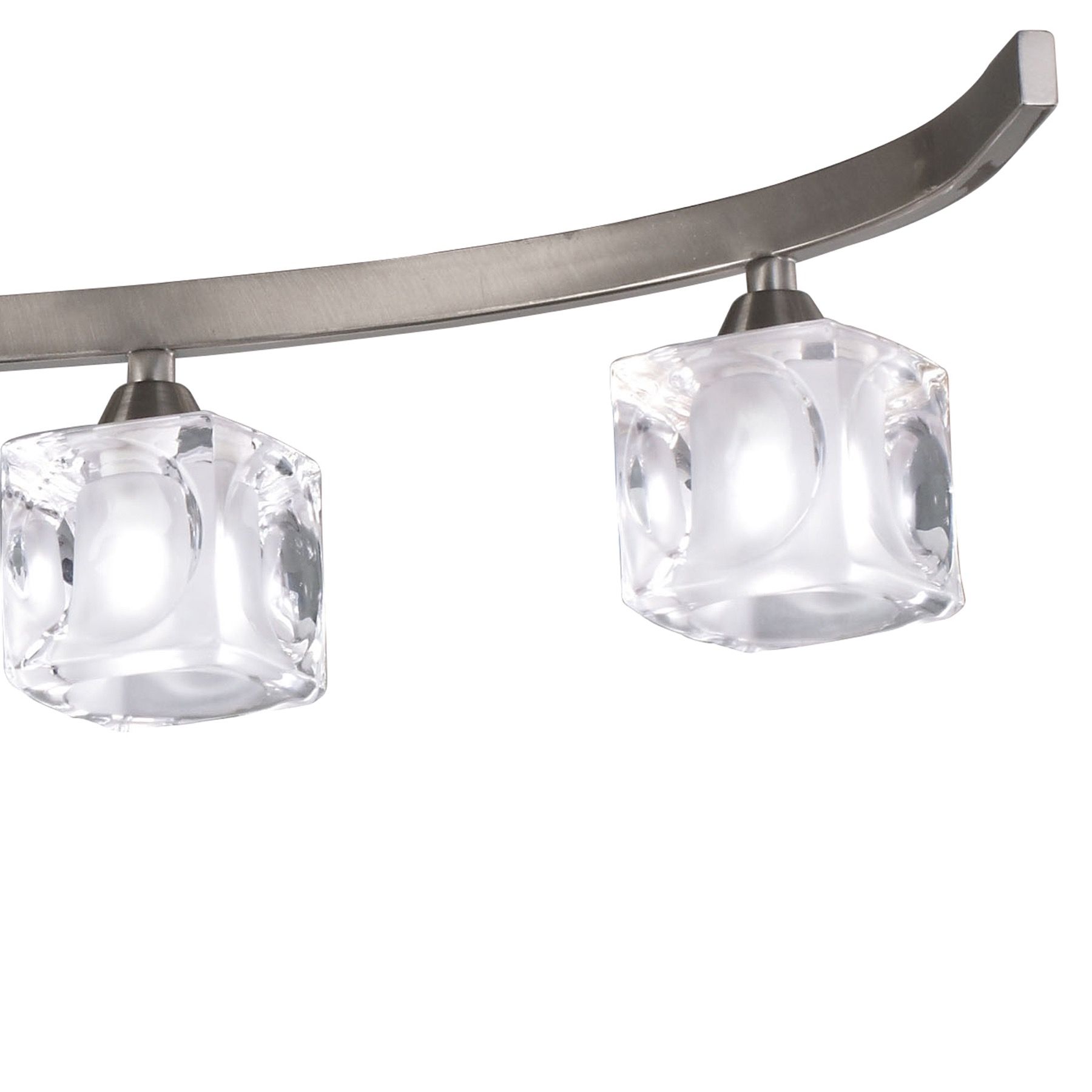 Потолочная люстра Mantra Cuadrax Nickel 0004046_MN