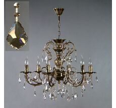 Хрустальная люстра Ambiente Ambient 8888/6 PB Honey Leaf_BZ