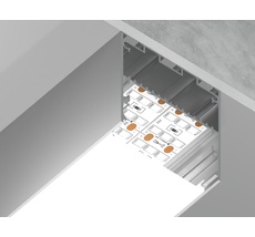 Алюминиевый профиль накладной/подвесной Profile System для ленты до 41,4мм Ambrella Light ILLUMINATION GP3100AL_AMB