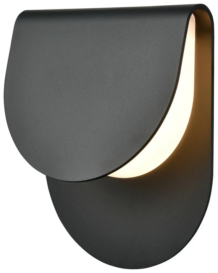 Настенный уличный светильник Wertmark WIBKE WE931.01.021, цвет черный