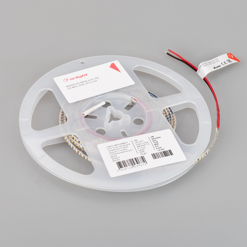 Светодиодная лента Arlight MICROLED-M266-4mm 2216 24V 12w/m 040539_ARL
