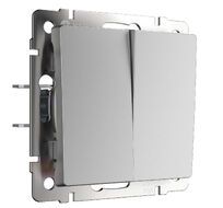 Выключатель двухклавишный проходной Werkel a050890_WR