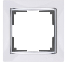 Рамка на 1 пост Snabb WL03-Frame-01-white a051657_WR