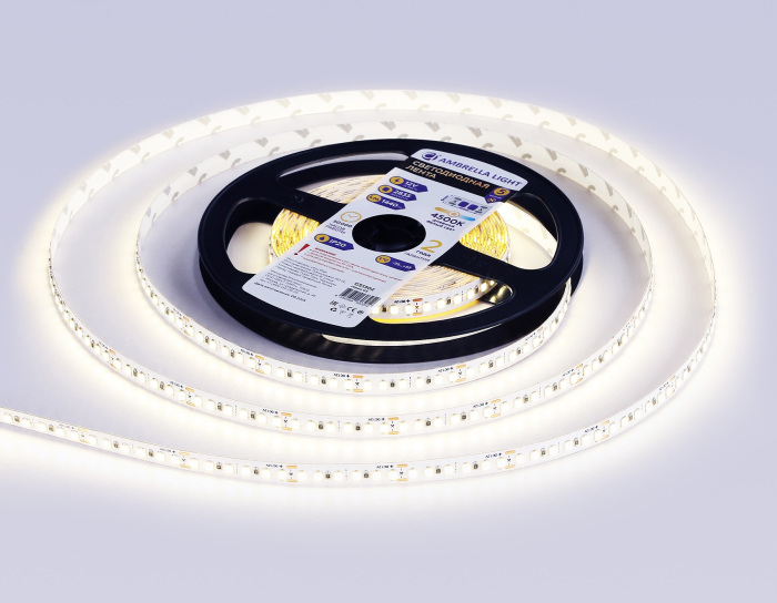 Светодиодная лента GS1302 2835 180Led /14.4W m/ 12V IP20 4500K 5m (2 конт.) Ambrella Light GS ILLUMINATION GS1312_AMB