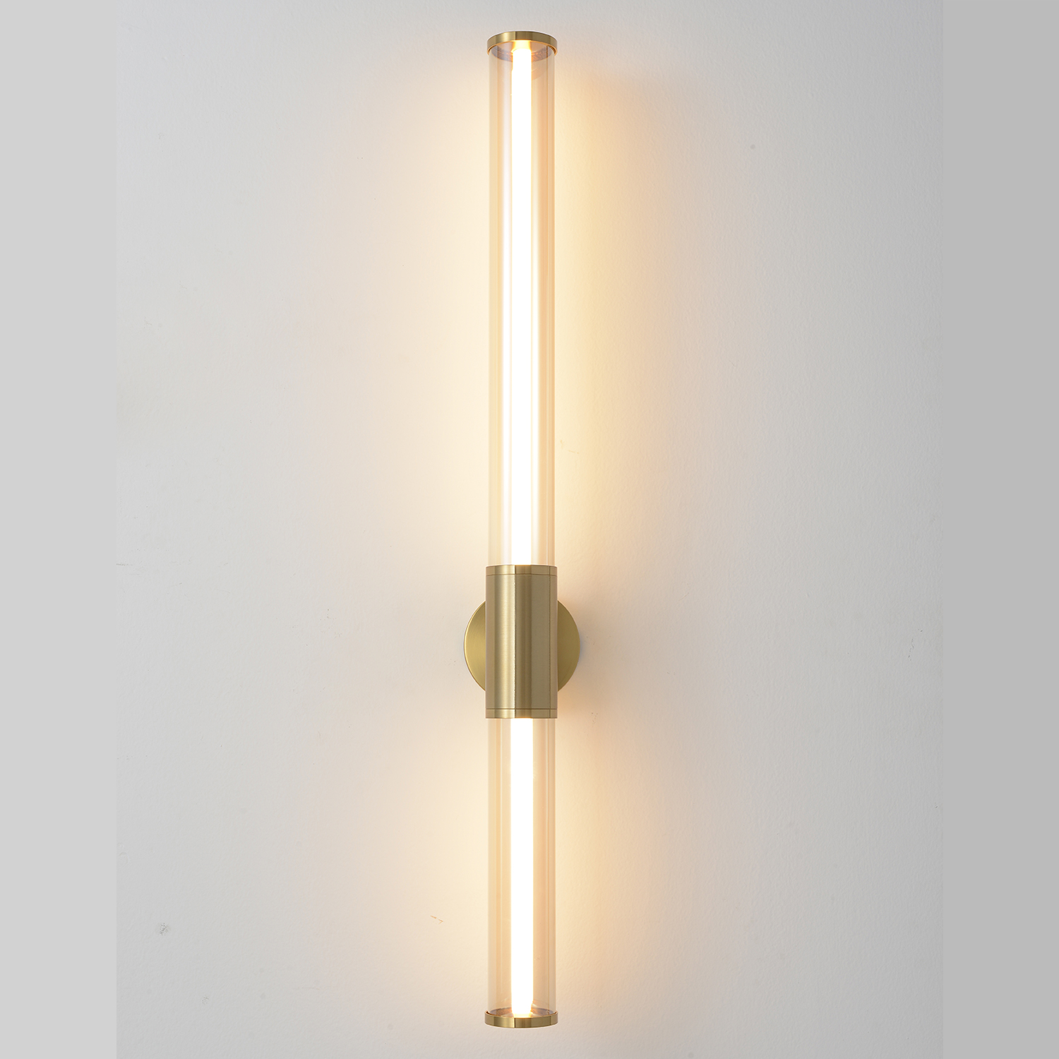 Настенный светильник Crystal Lux LINEUP AP18W LED BRASS_CR