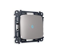 Выключатель одноклавишный с подсветкой Ambrella Volt OMEGA QUANT MO502020_AMB