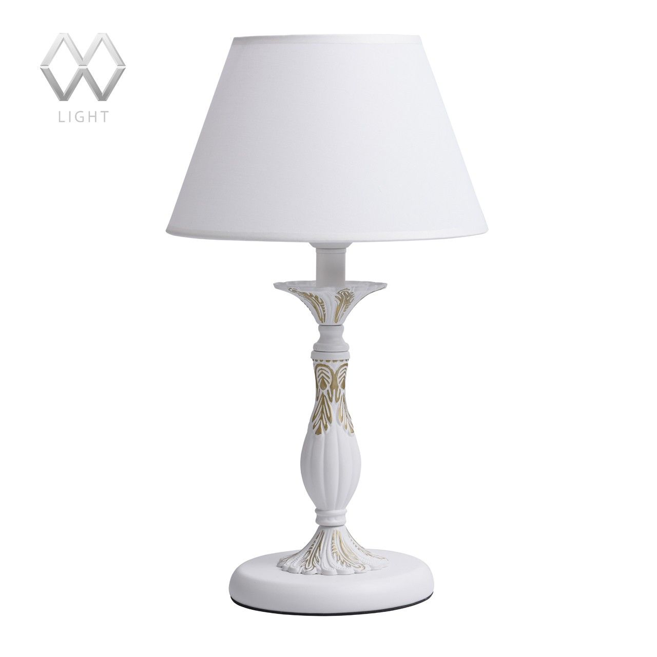 Настольная лампа Свеча 301039501, цвет белый