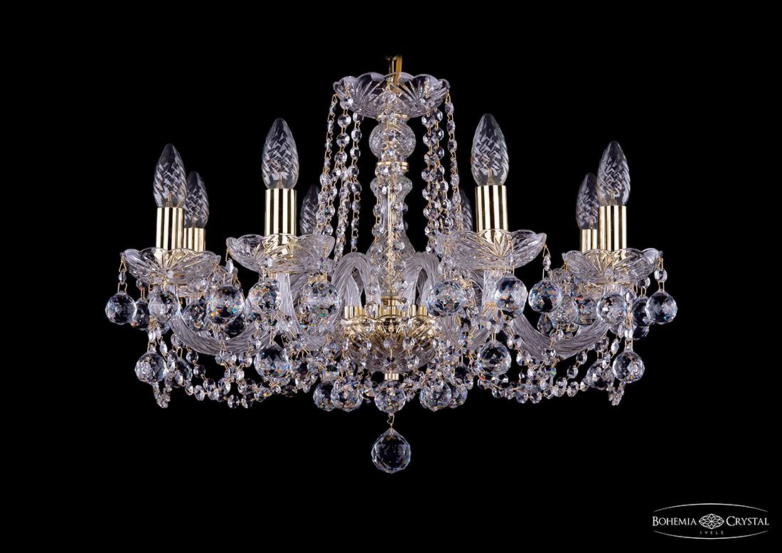 Хрустальная люстра Bohemia Ivele 1402/8/195 G Balls_BI