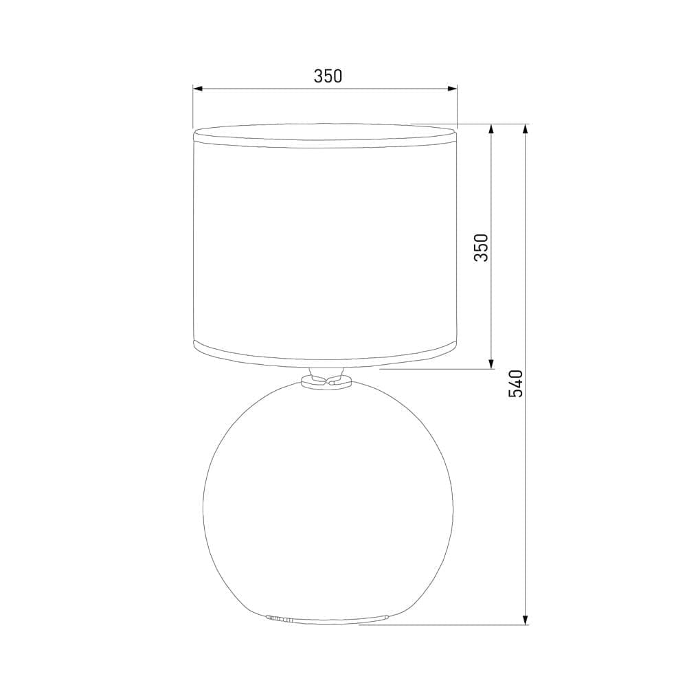 Настольная лампа TK Lighting с абажуром Palla a058071_EU