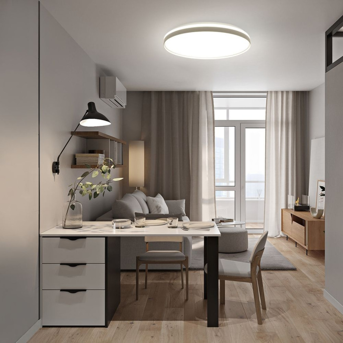 Потолочный светильник накладной светодиодный 6500k с пультом Feron 48072_FR