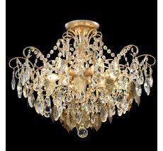 Потолочная люстра Crystal Lux ESMIRALDA PL6 GOLD_CR