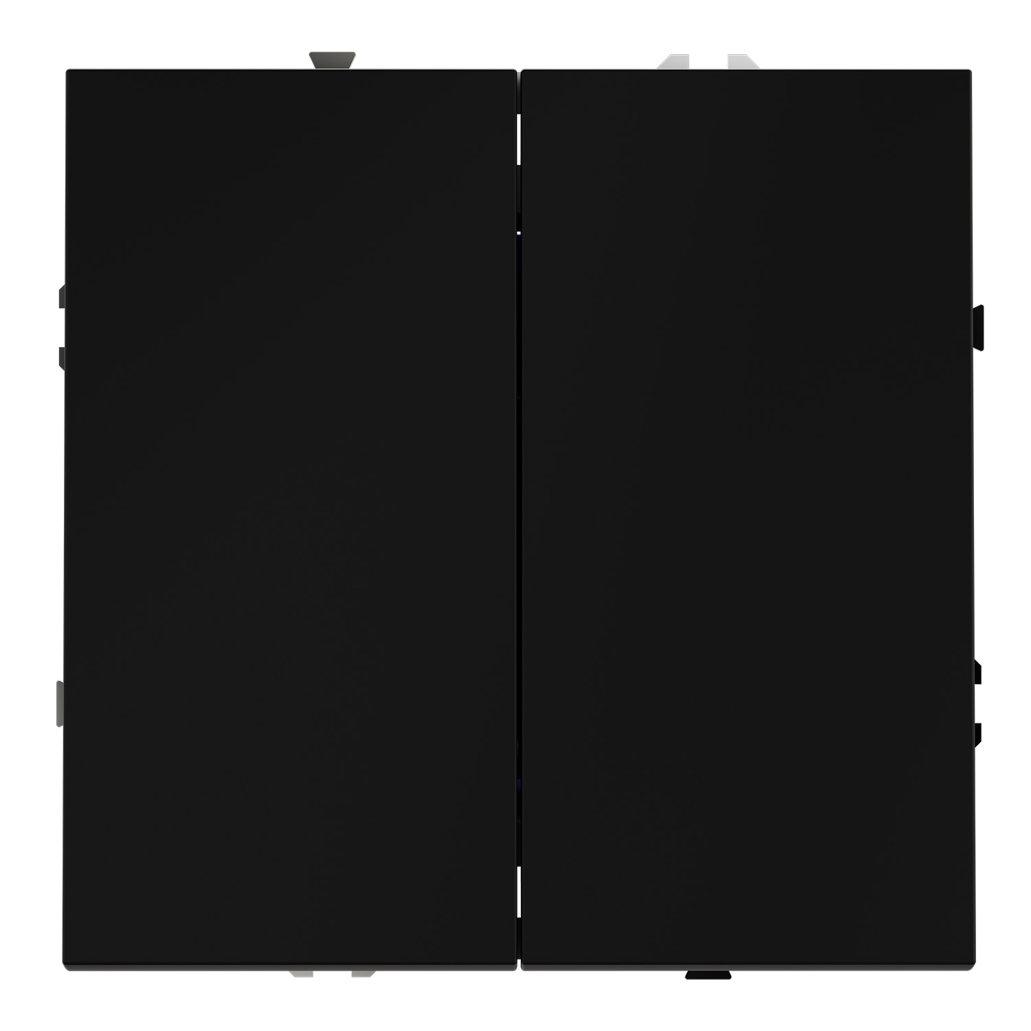 Перекрестный переключатель встраиваемый VOLTUM S70 двухклавишный 10А VLS020508