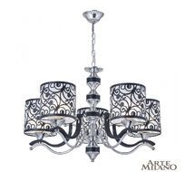 Подвесная люстра Arte Milano Florentina 304957/5 Bk/Ni