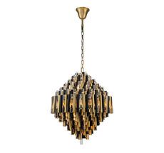 Подвесная люстра iLamp Tribeca 097D-12 MBR+BK_IP