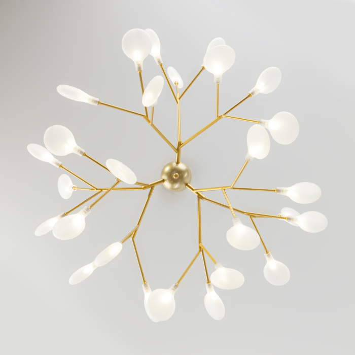 Люстра led подвесная с белым плафоном WiFi светодиодная с управлением смартфоном Bogate's 341 Smart_EU