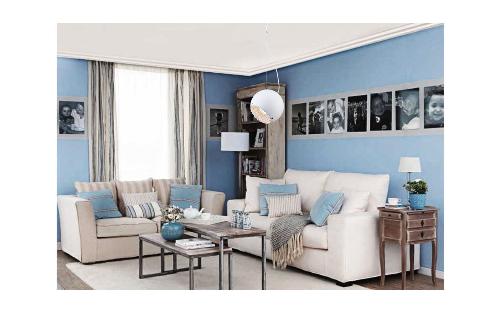 Подвесной светильник Lucia Tucci NARNI NARNI 1942.1 white