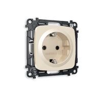 Розетка Ambrella Volt OMEGA с заземлением на винтовых зажимах 2P+E 16A-250V QUANT MO306010_AMB