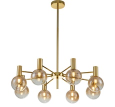 Люстра потолочная на штанге (13015/8R Gold) Indigo V000222