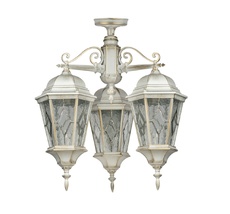 Потолочный светильник уличный IP44 Oasis Light 91470MA/3 cover Gw ромб_OL