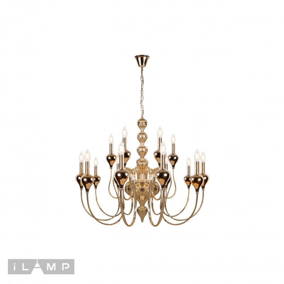 

Подвесная люстра ILamp Lady 88003-10+5 GD, 88003-10+5 GD