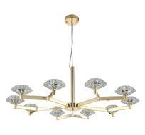 Подвесная люстра Crystallux REBECA REBECA SP10 GOLD_CR
