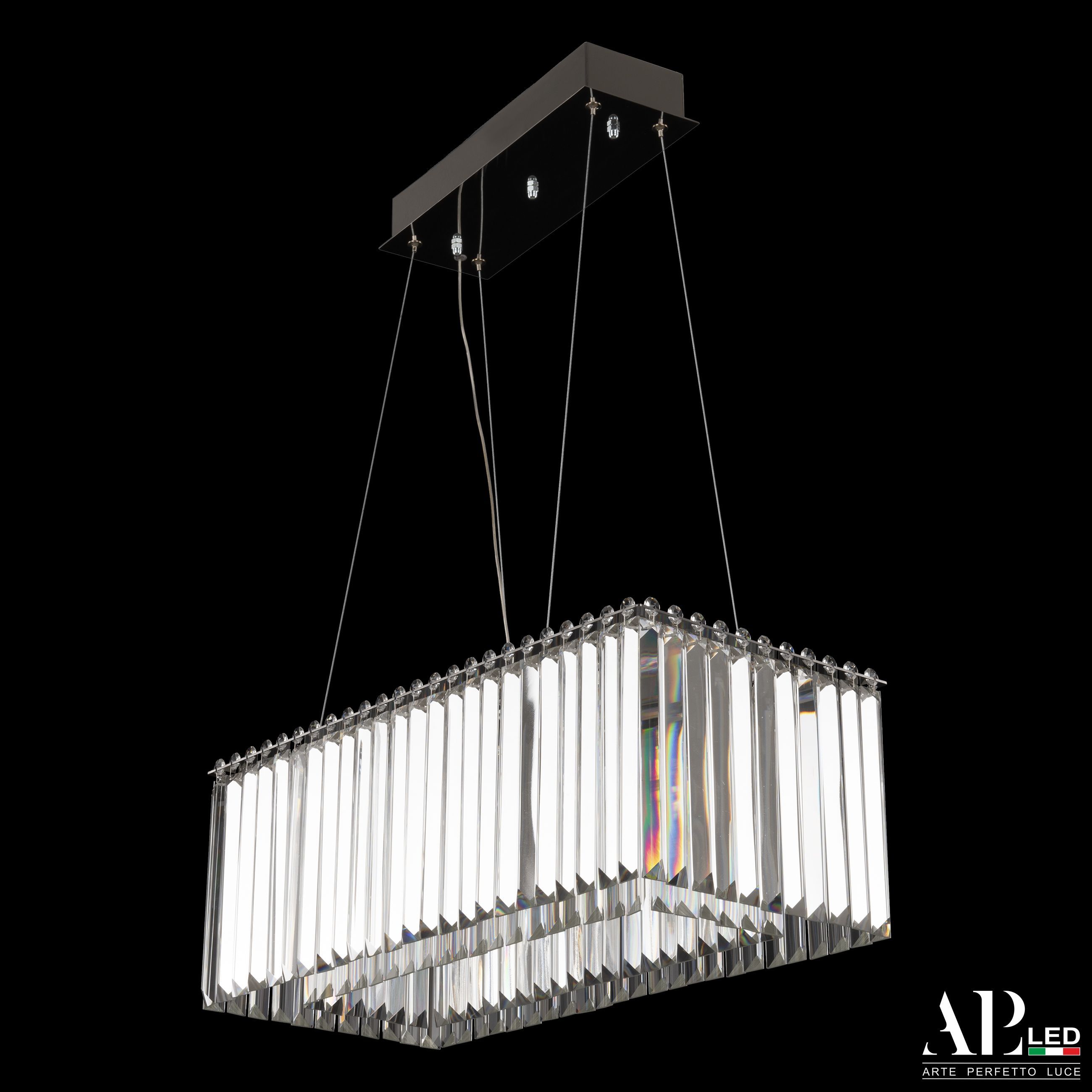 Хрустальная люстра APL LED Sicilia SH11.57.A.Ni.4000_BI