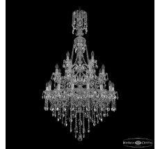 Хрустальная люстра Bohemia Ivele Crystal 1415/16+8+4/300/XL-155/3d Ni_BI