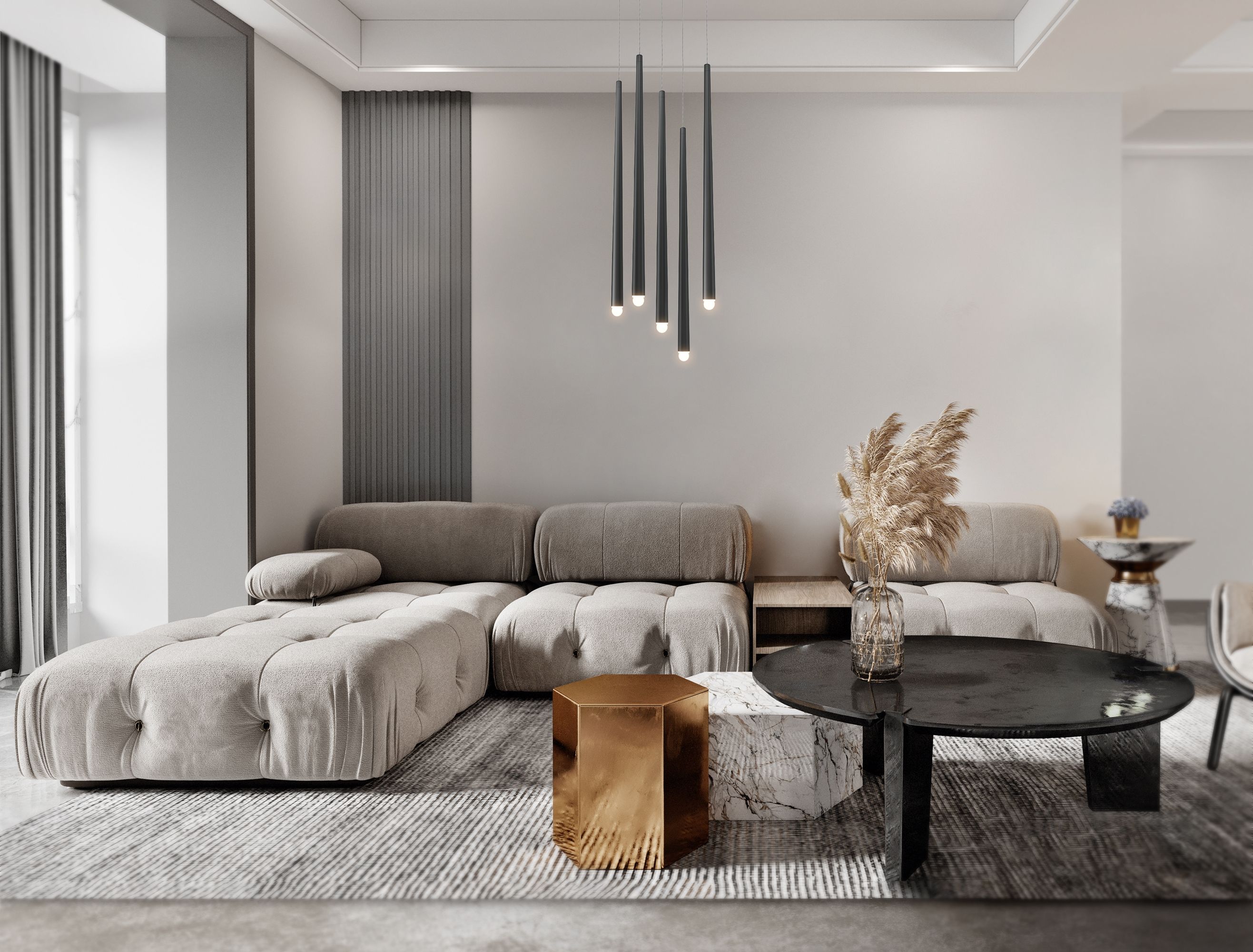 Подвесной светильник Maytoni Cascade MOD132PL-L30BK_MY