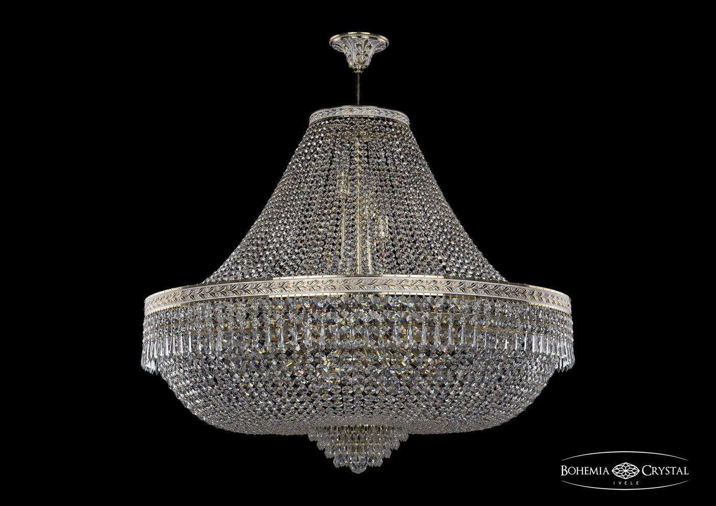 Хрустальная люстра Bohemia Ivele 19271/H1/100IV GW_BI