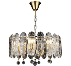 Подвесная люстра хрусталь MD.2031-6-P Imex MD.2031-6-P COPPER_IM