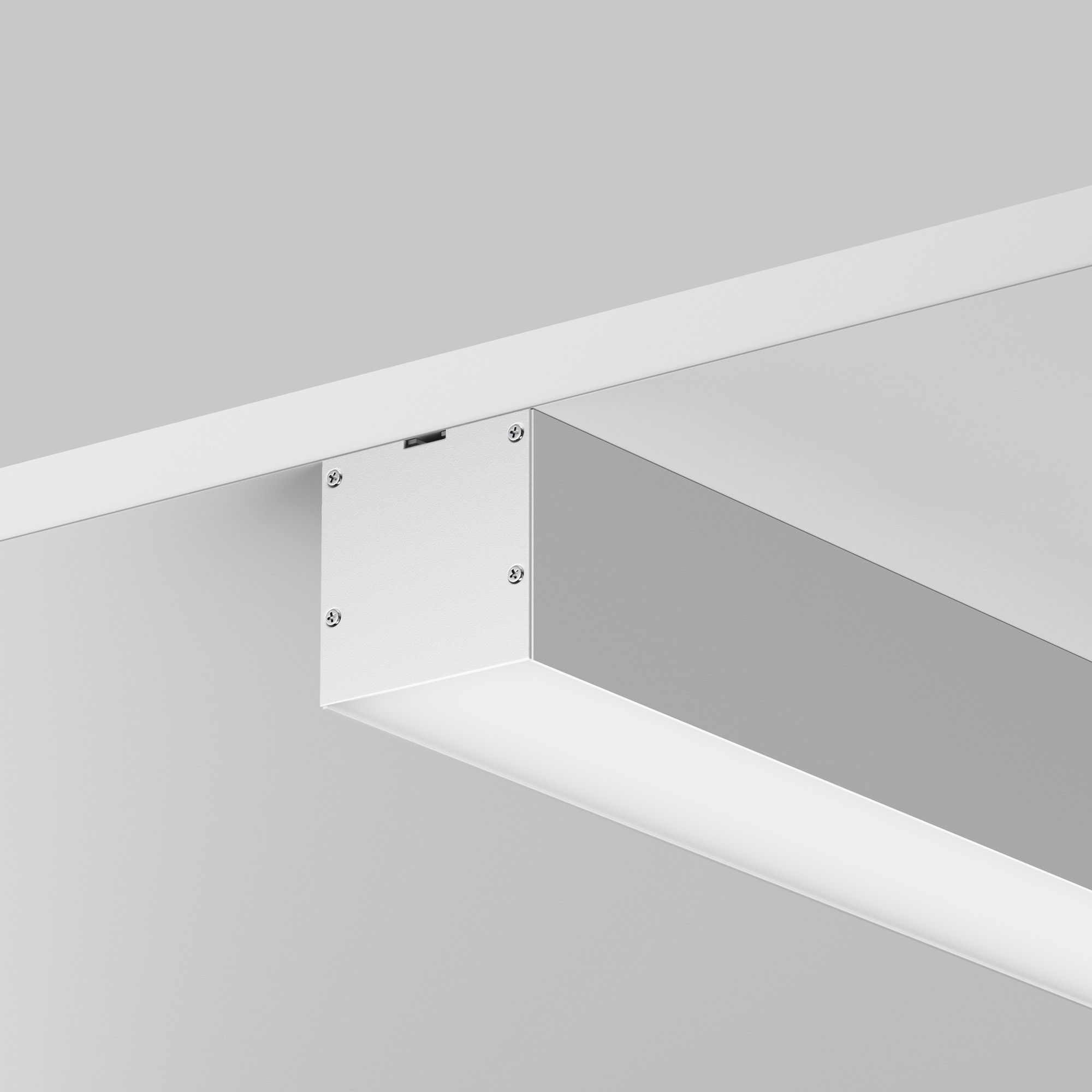 Алюминиевый профиль накладной-подвесной 50x50 (Серебро, 3 м), ALM-5050T-S-3M Maytoni 633007_MY