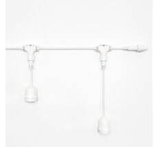 Белт-Лайт UNIBELT 10м, Провод Белый Каучук, Шаг 25 см, 40 Подвесных Патронов, IP65 LTC UBL10m/40L-8 UBL10m/40L-8