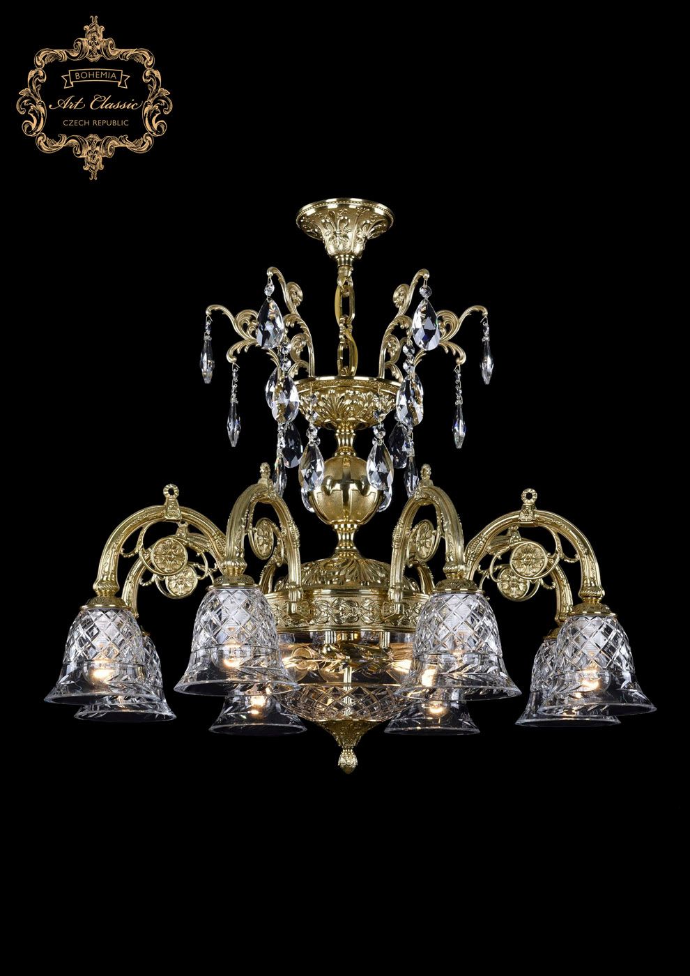 

Хрустальная люстра Bohemia Art Classic 31.24.8.KR175SP.250IT.G.Sp.Clear.1B, 31.24.8.KR175SP.250IT.G.Sp.Clear.1B