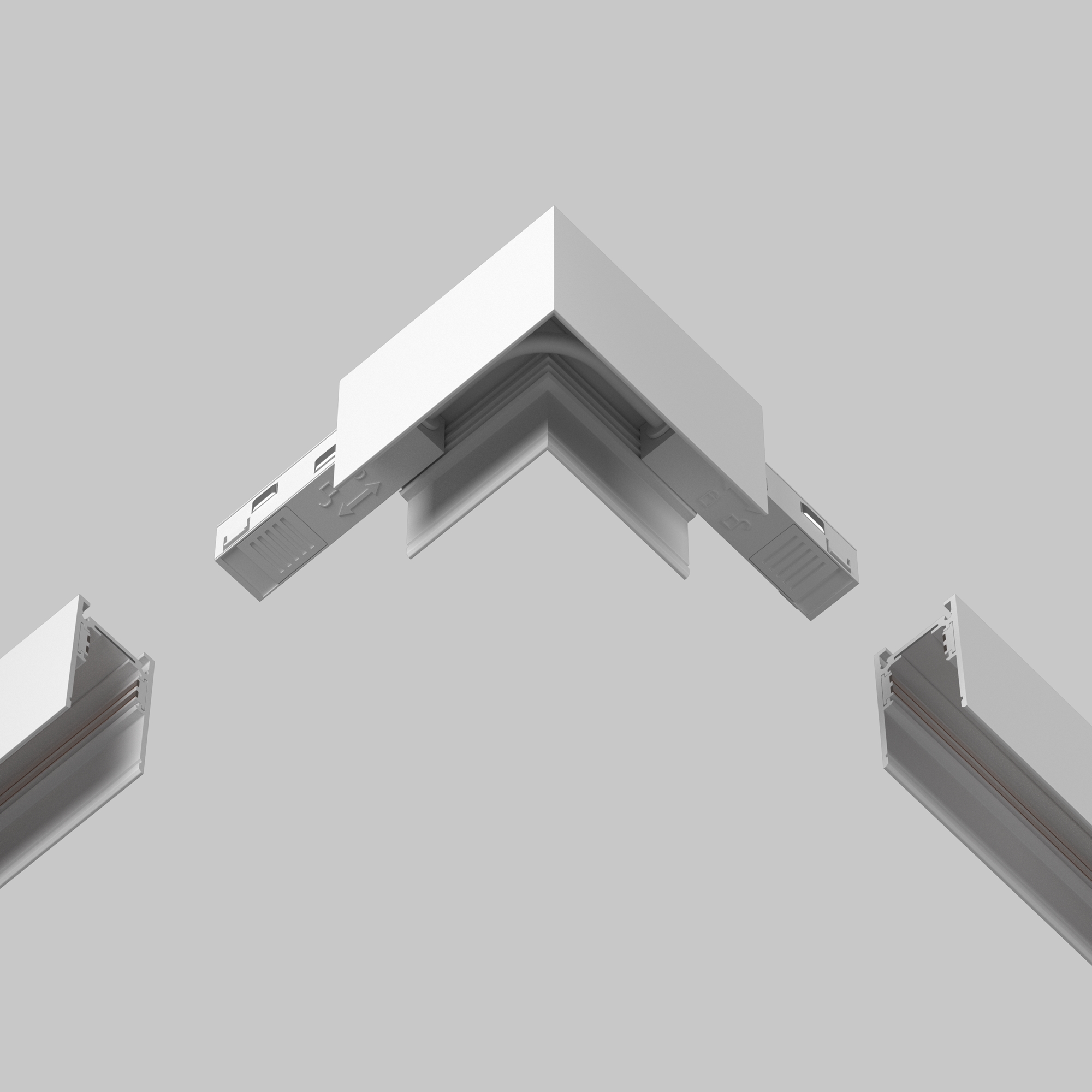 Коннектор питания угловой Maytoni Exility TRA034CPC-42W-15-1_MY