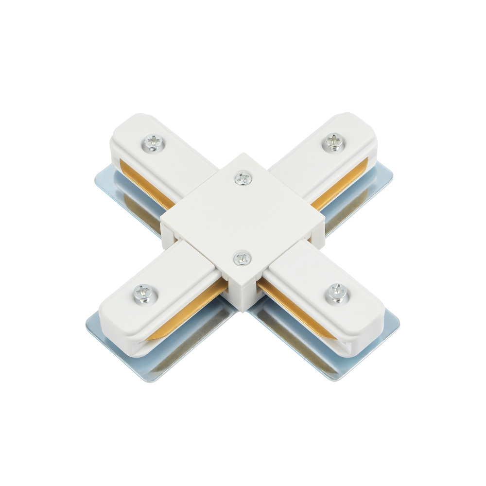 Х-образный коннектор для накладного шинопровода MyFar MT0101-CX-W