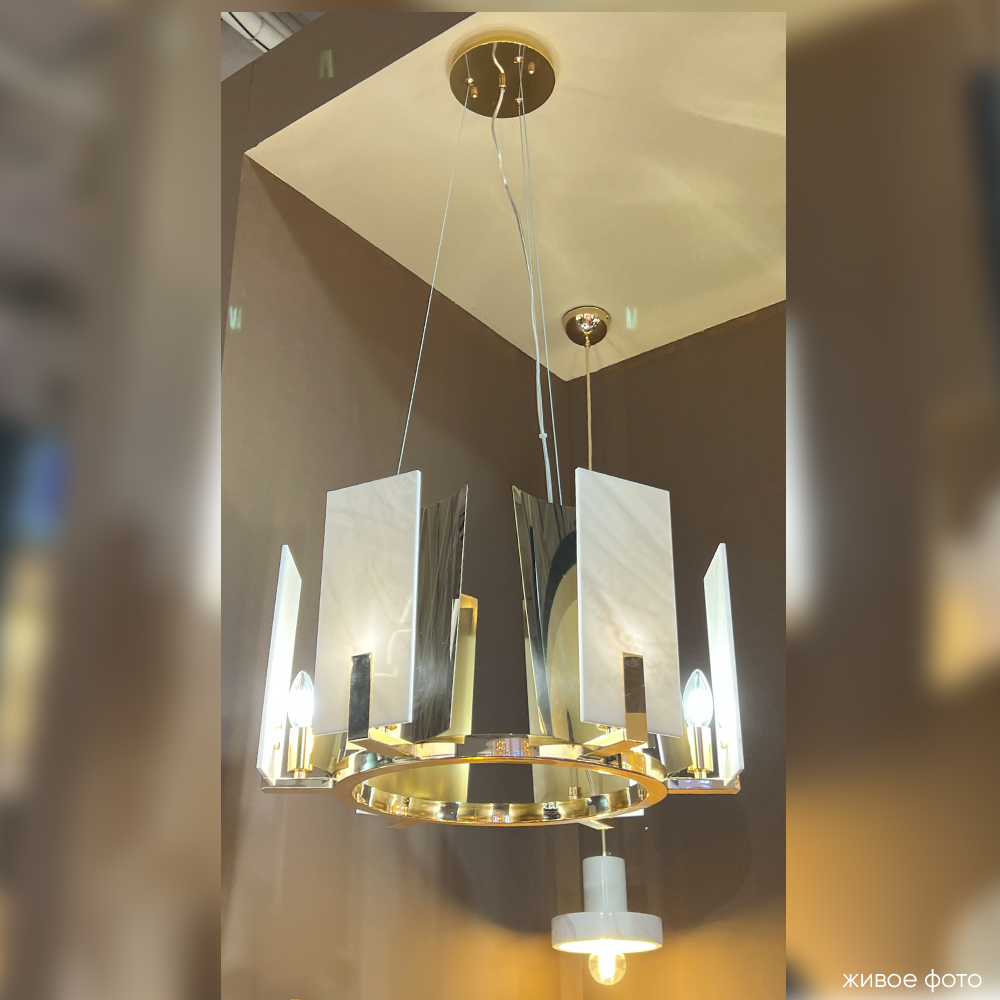 Подвесная люстра Crystal Lux DELUXE DELUXE SP6_CR