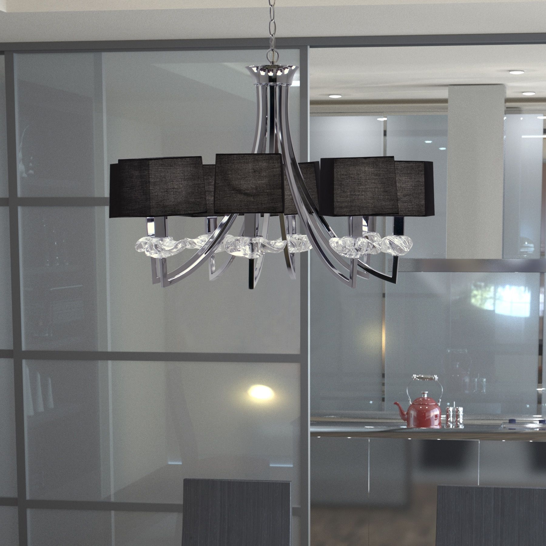 Подвесная люстра Mantra Akira 0780_MN