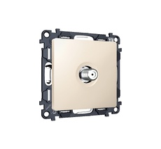 Комплект механизма TV розетки SAT 5-2400MHz 3.5dB ALFA QUANT (AP3330, VM215) Ambrella Volt MA333050_AMB