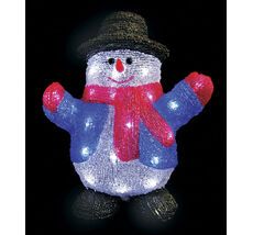 Светодиодный Снеговик 24см Белый 24В, 24 LED, IP54 AS24-2WB