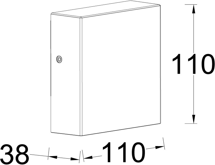 Архитектурная подсветка IP54 светодиодная Oasis Light W1040-1-3K Bl_OL