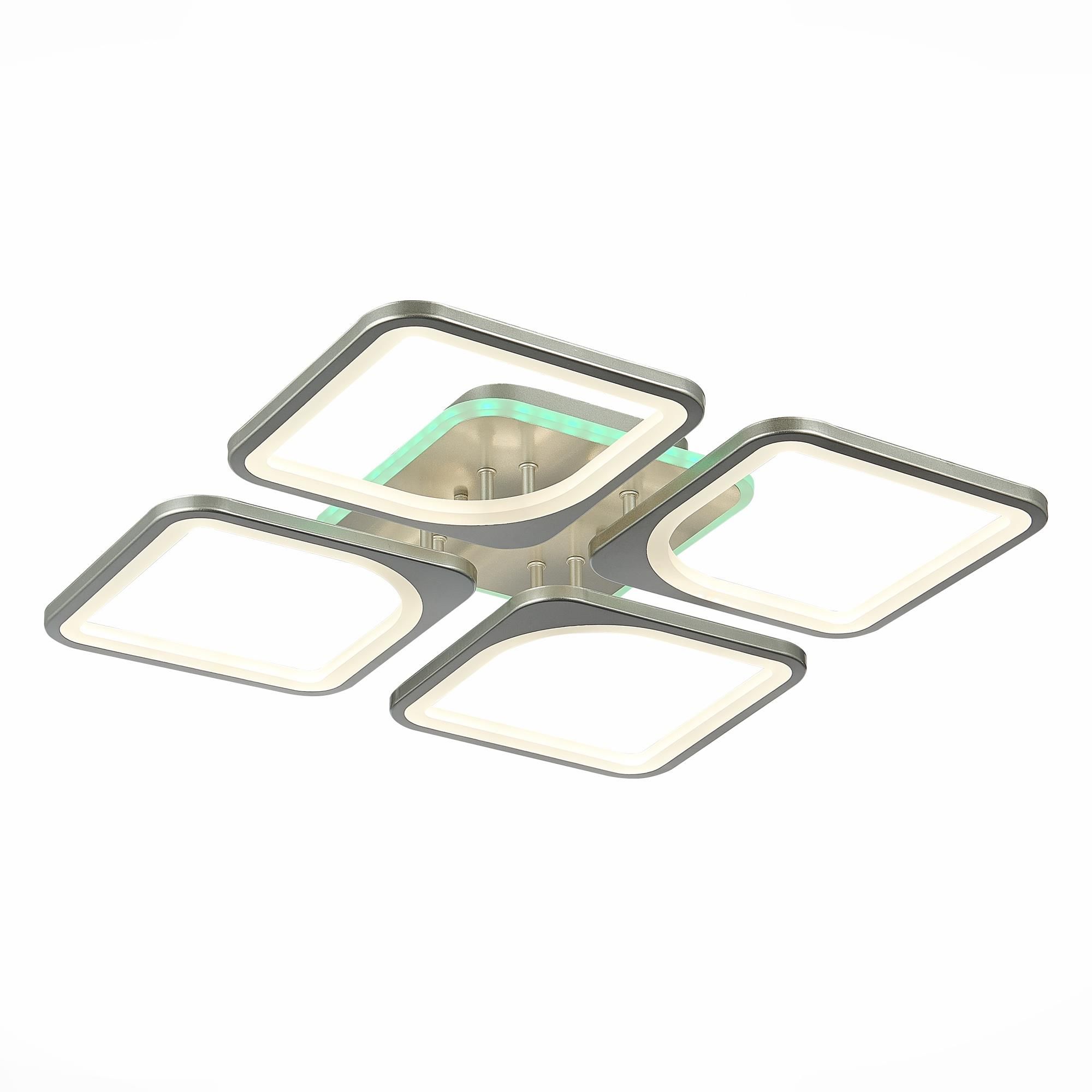 

Потолочная люстра Evoled с пультом ДУ и RGB подсветкой VALENTA SLE500492-04RGB, SLE500492-04RGB