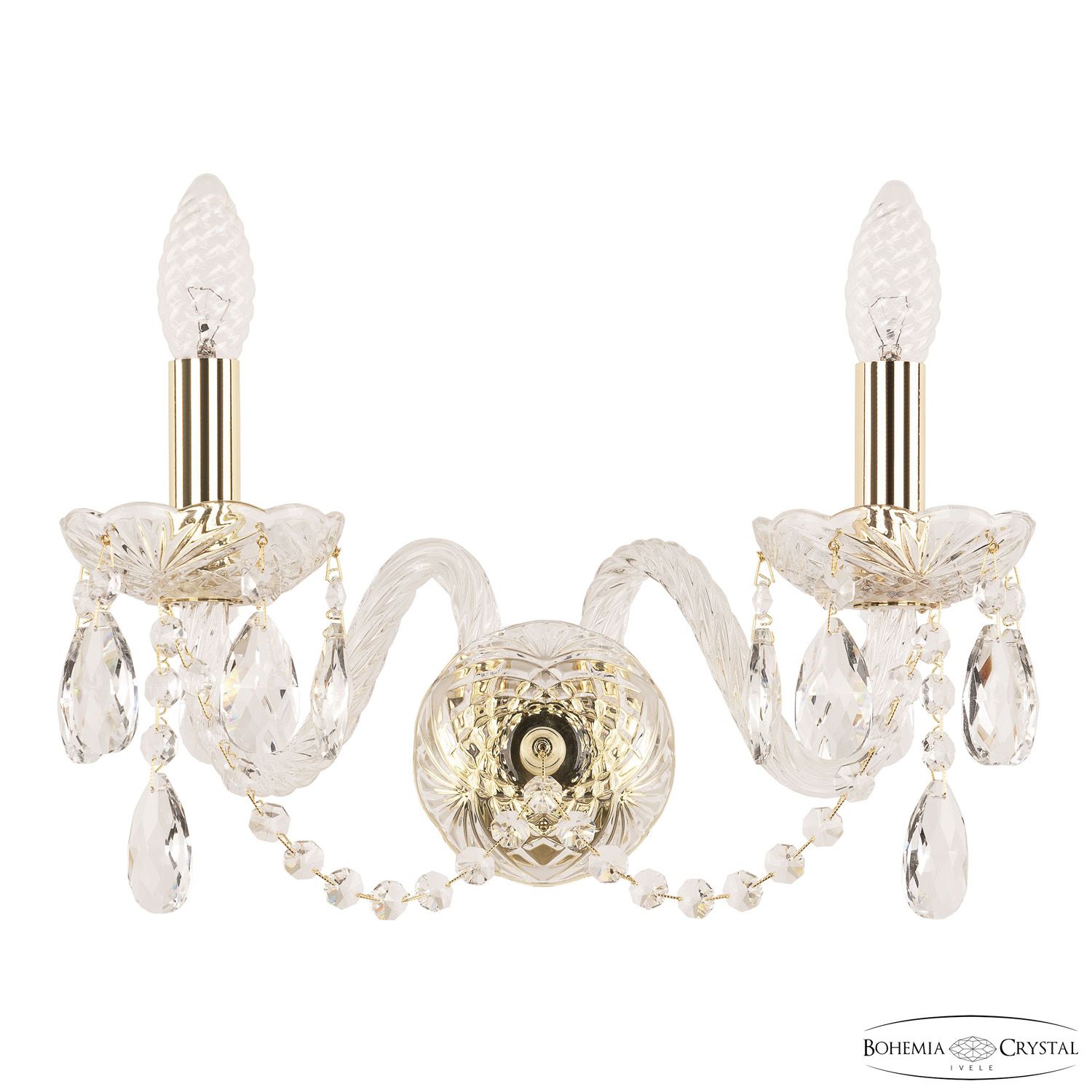 Бра Bohemia Ivele Crystal 101B/2/165 G_BI