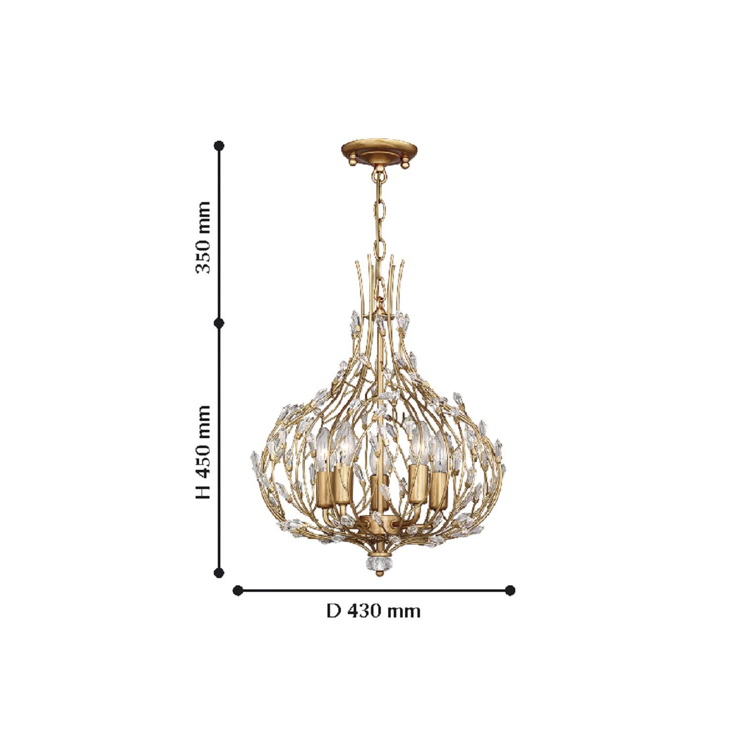 Хрустальная люстра Favourite 2020-5P