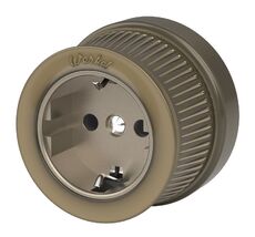 Розетка с заземлением Rertro Bronze WL a050768_WR