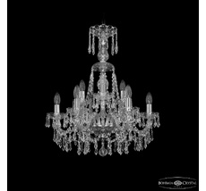 Хрустальная люстра Bohemia Ivele Crystal 1403/6+3/195/XL-65 Ni_BI