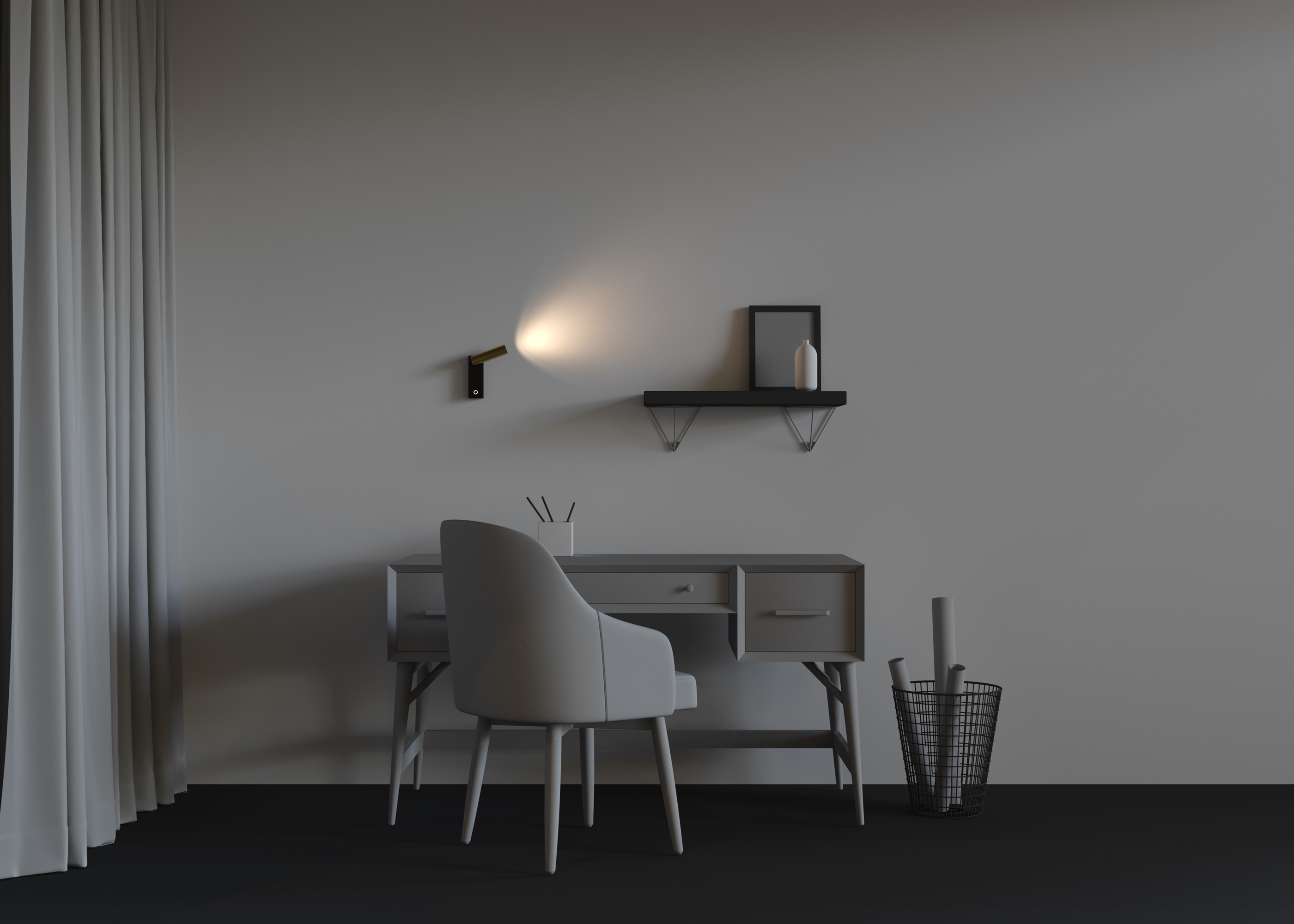 Настенный светильник Maytoni Twist C078WL-L3BBS3K_MY