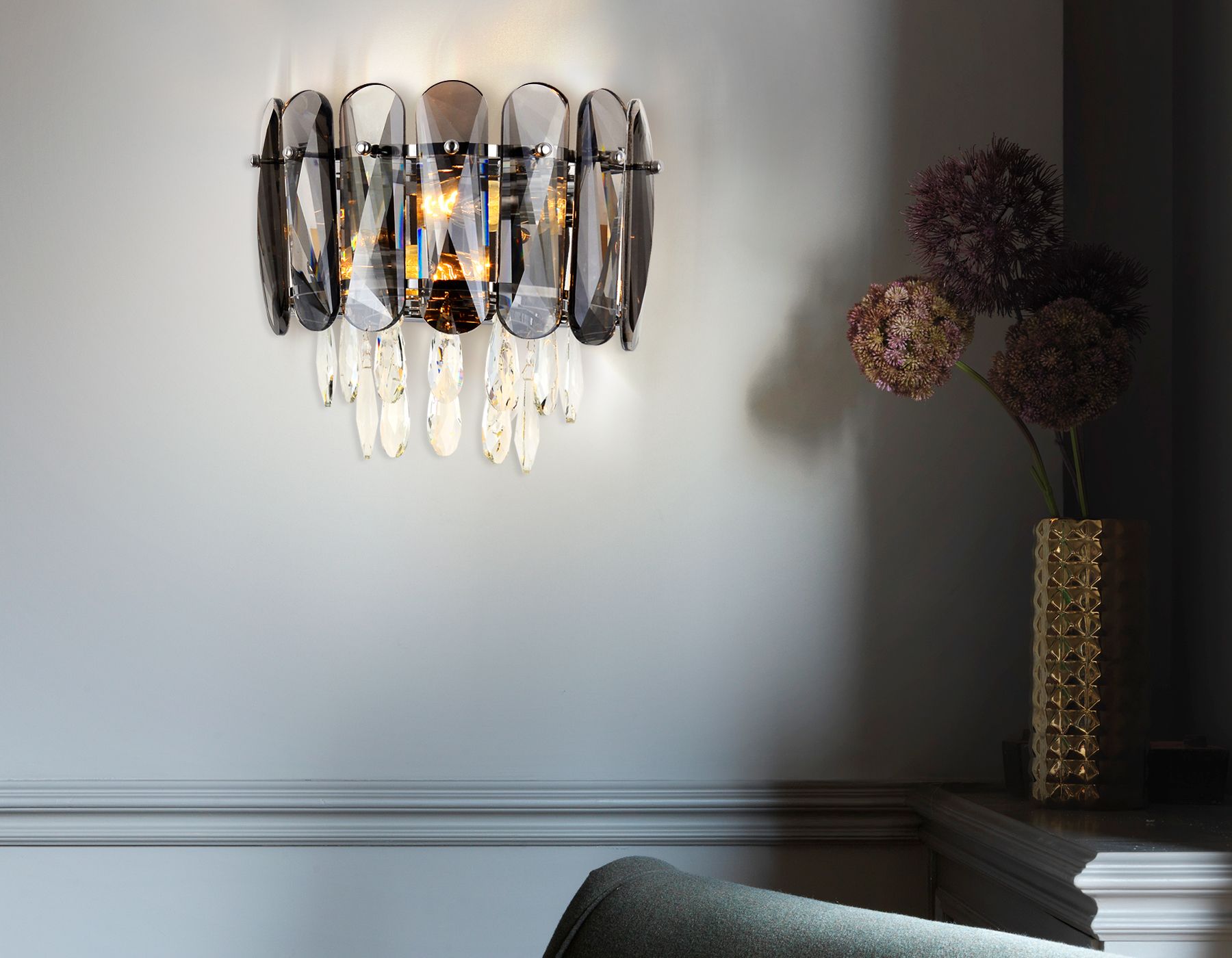 Бра Ambrella light с хрусталем TR Traditional TR5077_AMB