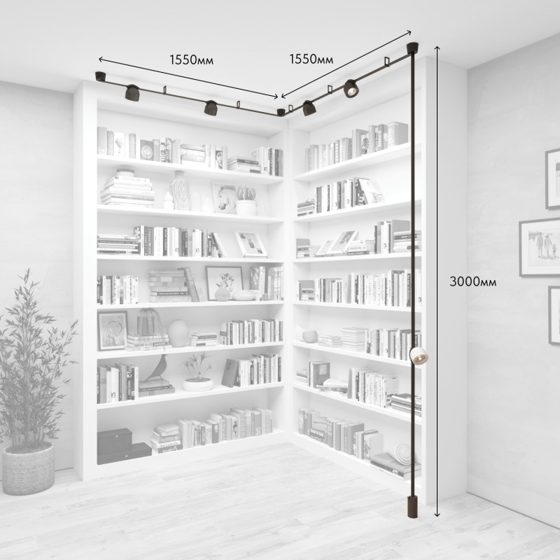 Трековая система Denkirs Belty SET DK55SET15-01-DG