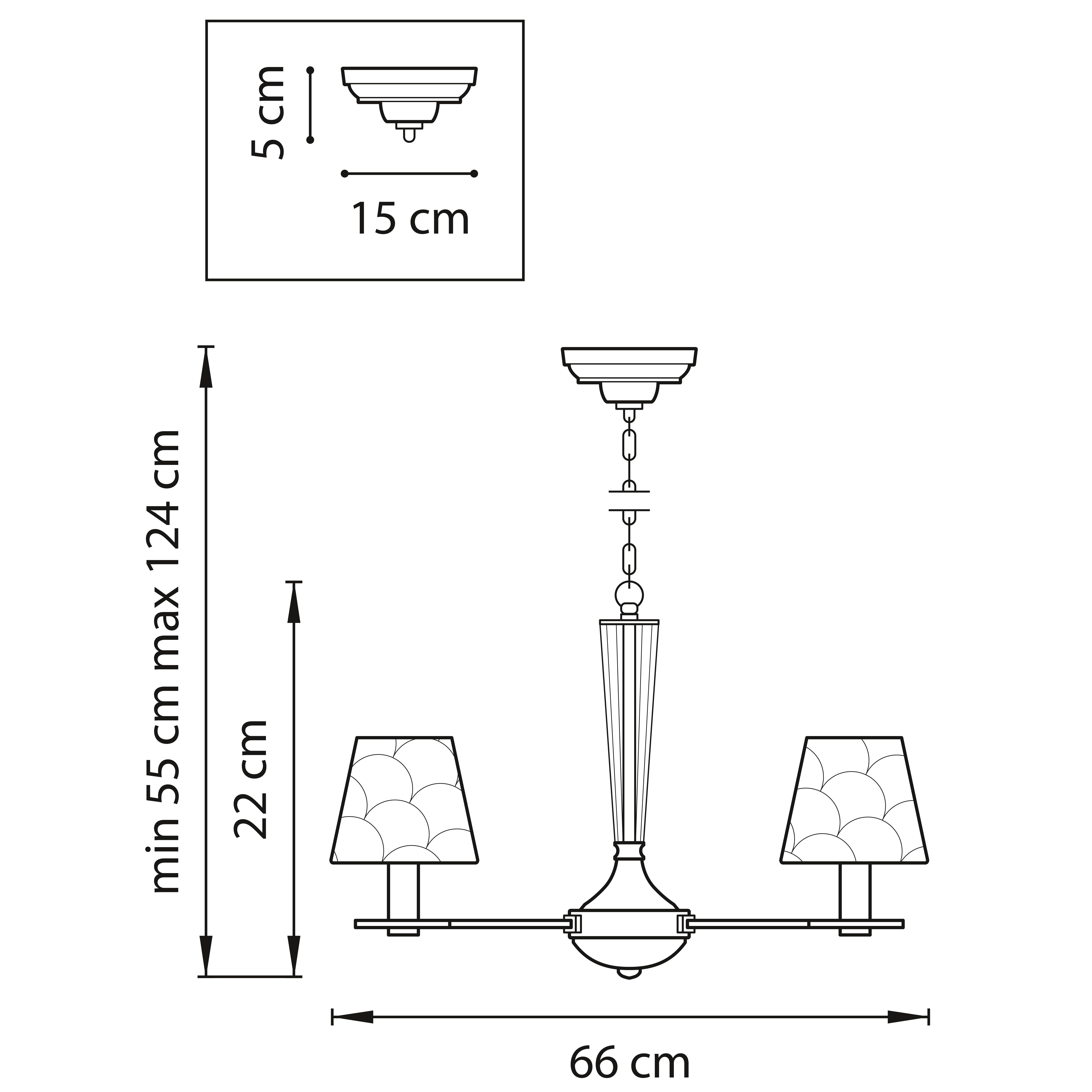 Подвесная люстра LightStar PERLA 707061_LS